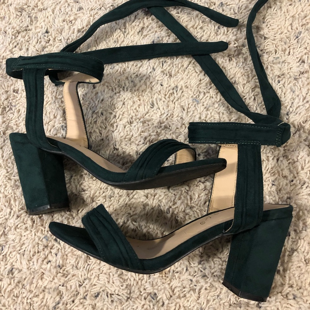 Dark Green Heels